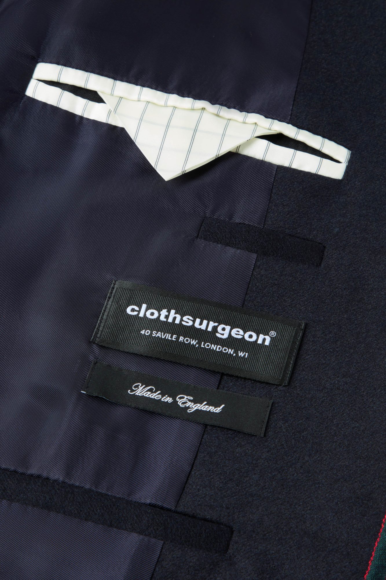 Navy Wool & Cashmere Flannel Blouson - Image 8
