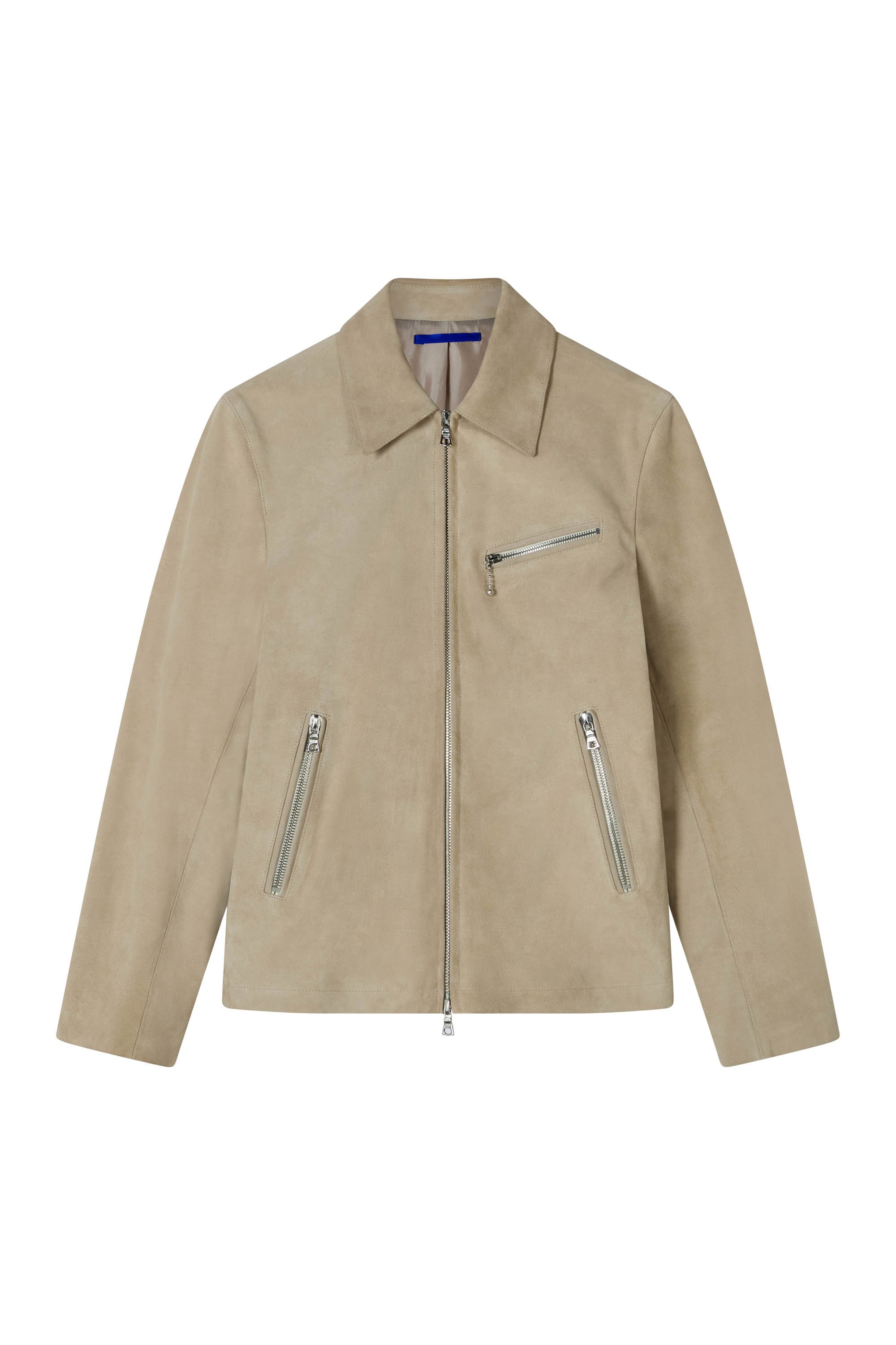 Lux Stone Suede Zipper Blouson - Image 7