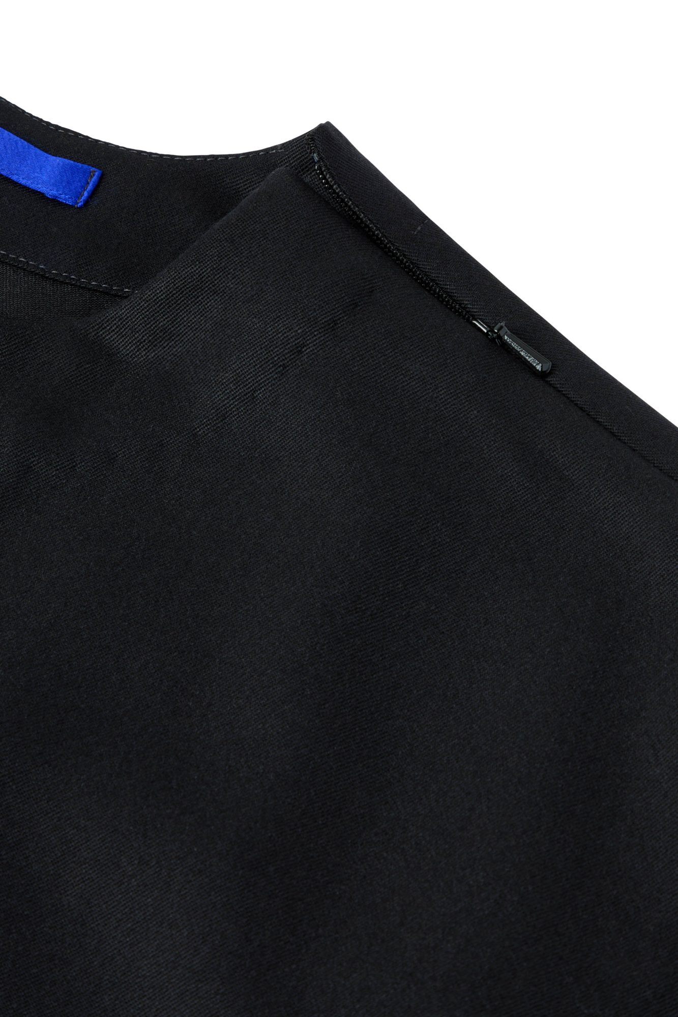 Black Wool Suiting Shirt-Tee - Image 7