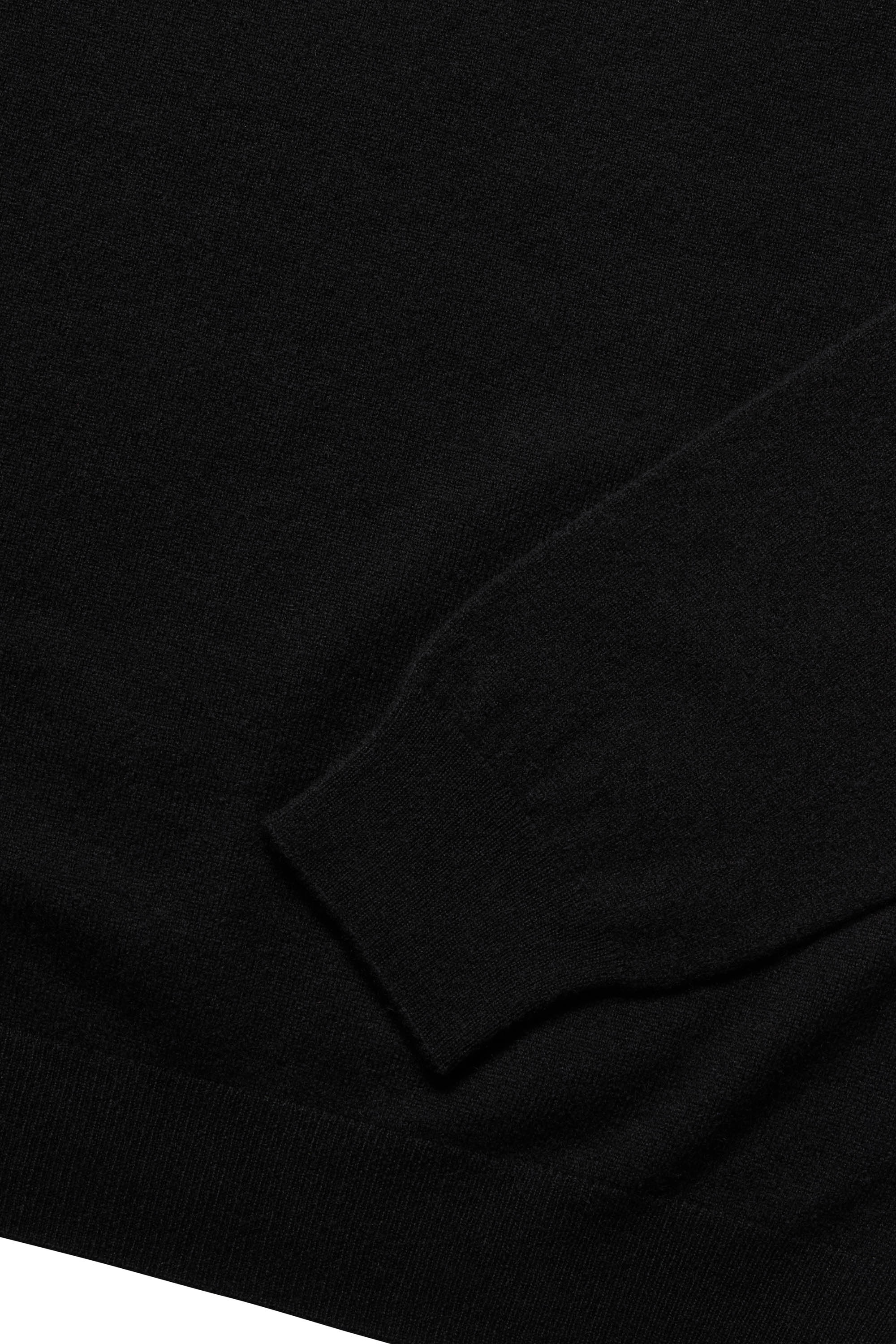 Black Cashmere Crewneck Knit - Image 7