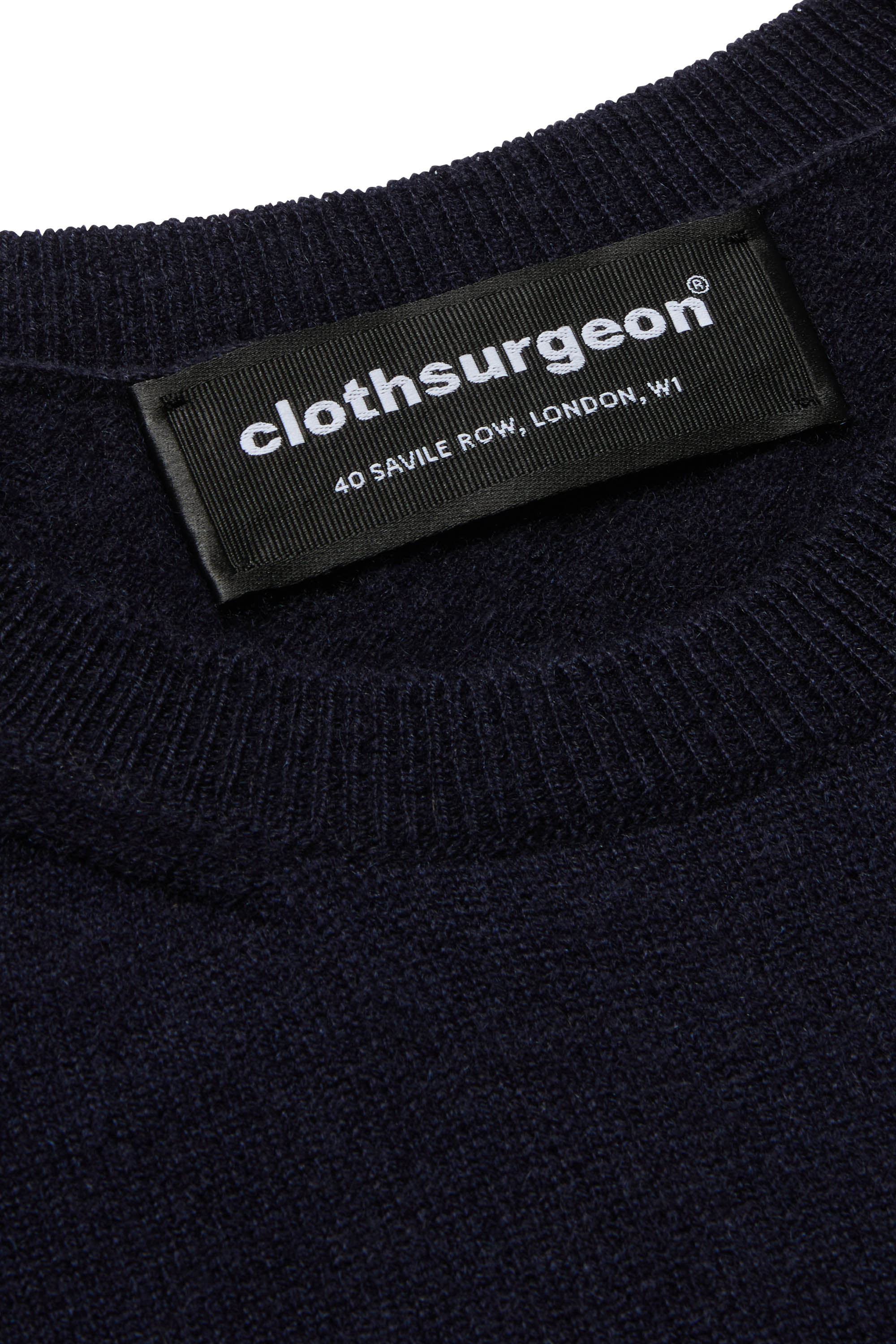 Black Cashmere Crewneck Knit - Image 5