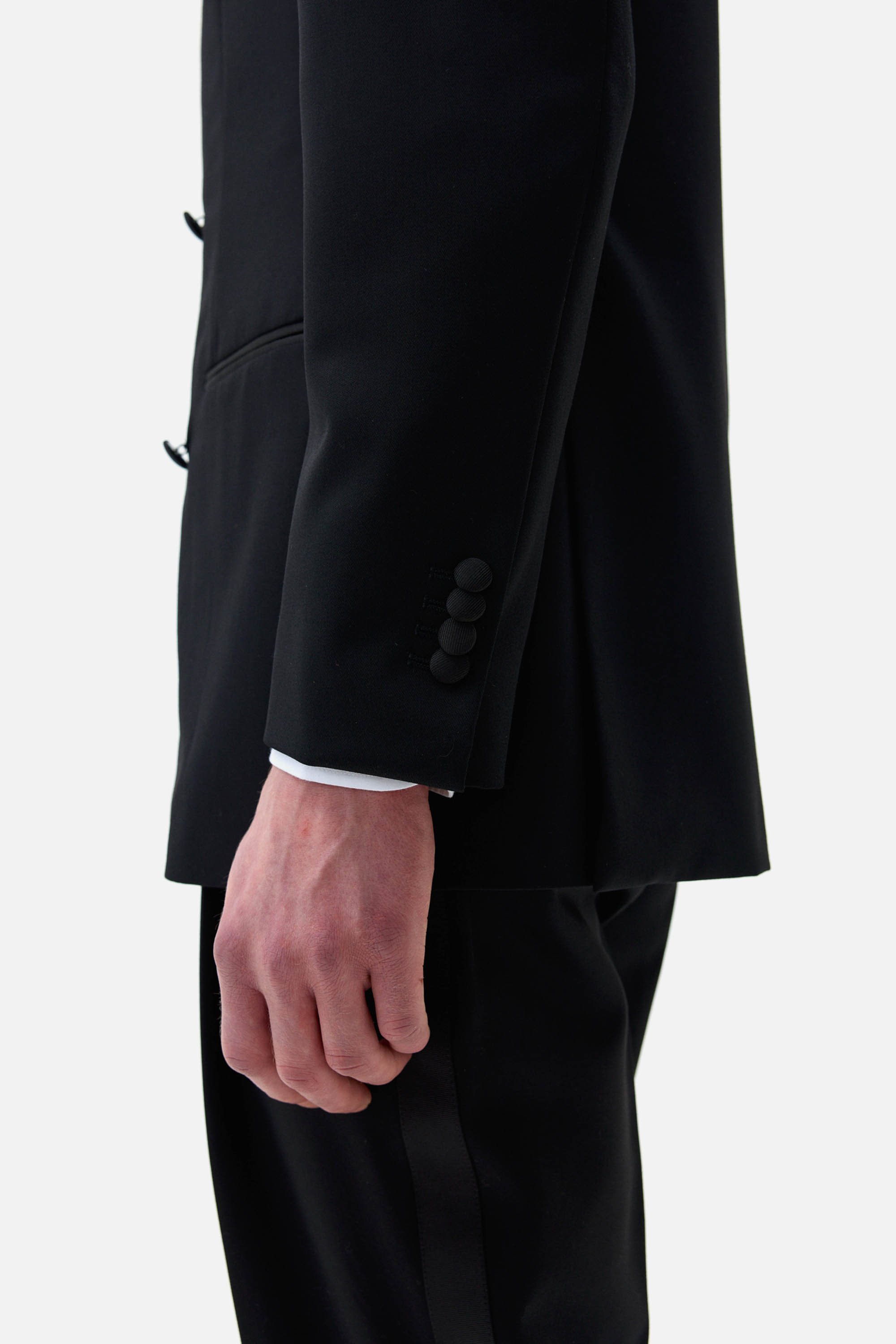 Lux Wool Tuxedo Double Breast Suit - Image 4