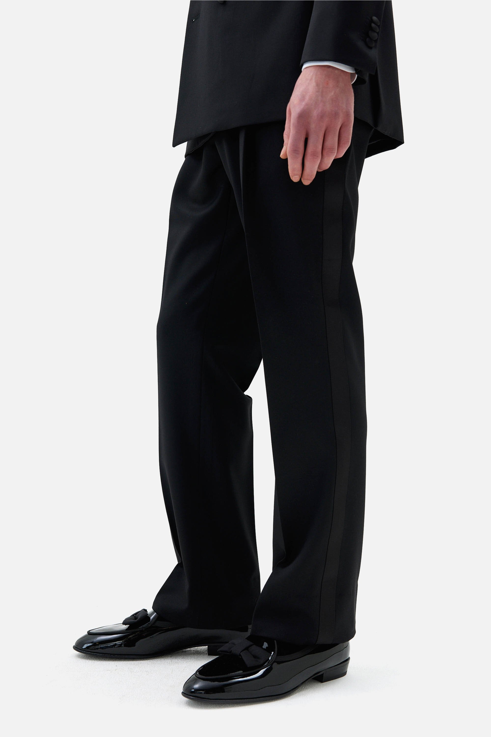Lux Wool Tuxedo Double Breast Suit - Image 5